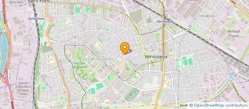 localisation de l'entreprise VENISSIEUX ENERGIES à VENISSIEUX