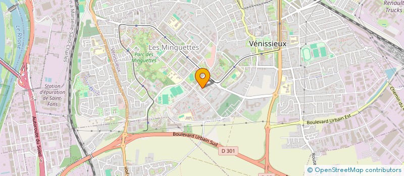 localisation de l'entreprise VENISSIEUX INSERTION EMPLOI  VENISSIEUX