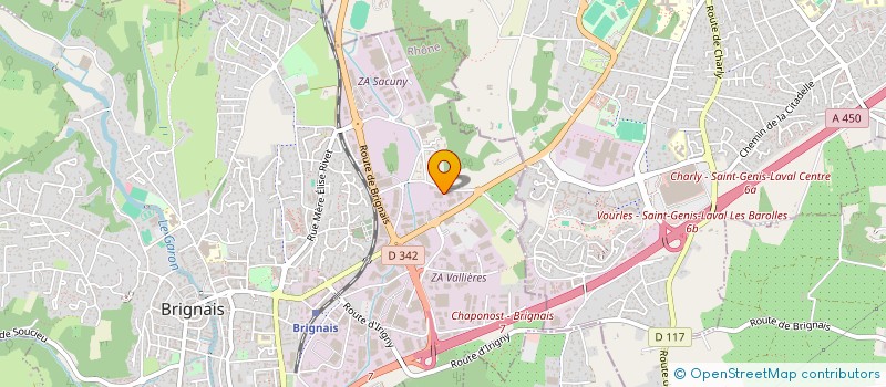 localisation de l'entreprise VENISSY CITY  BRIGNAIS