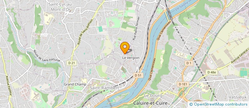 localisation de l'entreprise VENITI  SAINT CYR AU MONT D OR