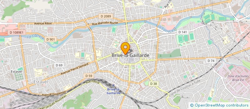 localisation de l'entreprise VENITIA à BRIVE-LA-GAILLARDE