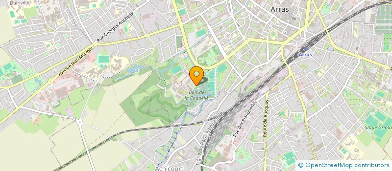 localisation de l'entreprise VENITIS à ARRAS
