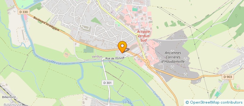 localisation de l'entreprise VENIZIA PIZZA à VERDUN