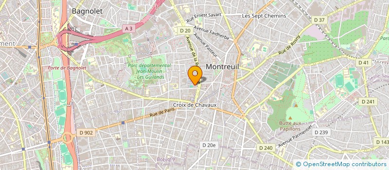 localisation de l'entreprise VENKEL GLOBAL TRANSPORT à MONTREUIL