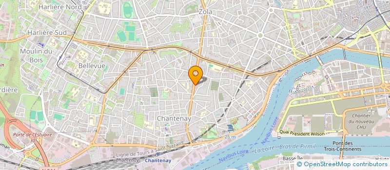 localisation de l'entreprise VENLOGNE à NANTES