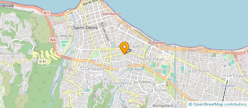 localisation de l'entreprise VENNUS à SAINT DENIS