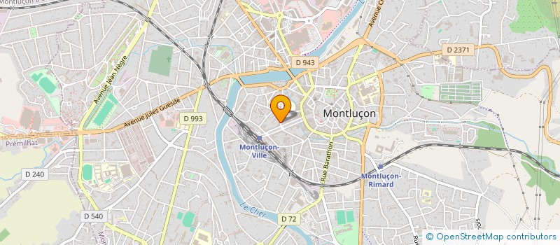localisation de l'entreprise VENOR IMMOBILIER à MONTLUCON