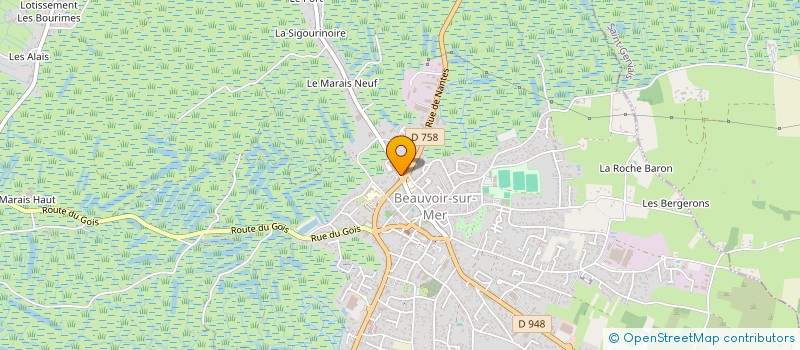 localisation de l'entreprise VENOST  BEAUVOIR-SUR-MER