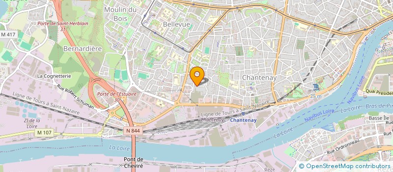 localisation de l'entreprise VENOZ à NANTES