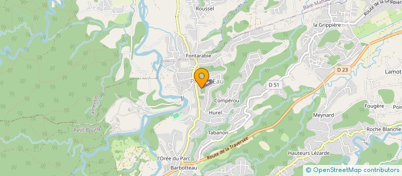 localisation de l'entreprise VENSAC à PETIT-BOURG