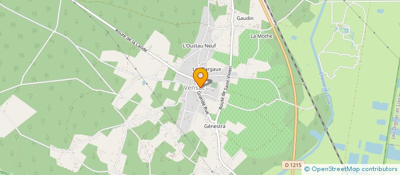 localisation de l'entreprise VENSAC DETENTE  VENSAC