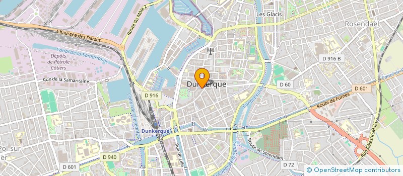 localisation de l'entreprise VENSI à DUNKERQUE