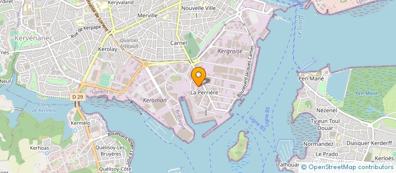 localisation de l'entreprise VENT APPARENT  LORIENT