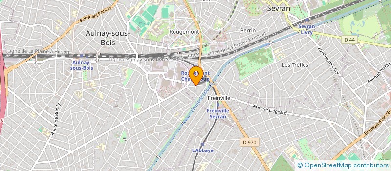 localisation de l'entreprise VENT & CIEL à SEVRAN