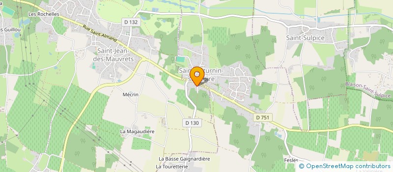 localisation de l'entreprise VENT D'ANGES  LES GARENNES SUR LOIRE
