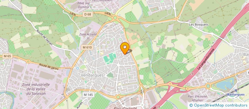 localisation de l'entreprise VENT D'ANIMATIONS à VENDARGUES
