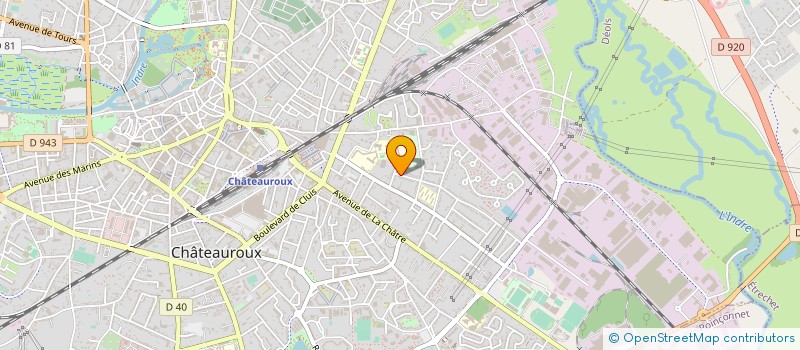 localisation de l'entreprise VENT D'AVRIL à CHATEAUROUX