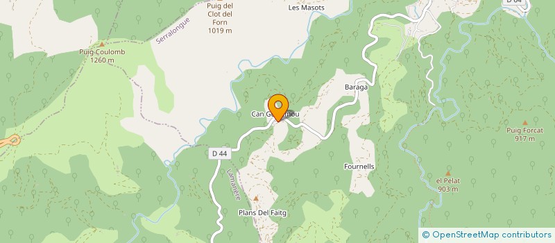 localisation de l'entreprise VENT D'ESPAGNE  SERRALONGUE