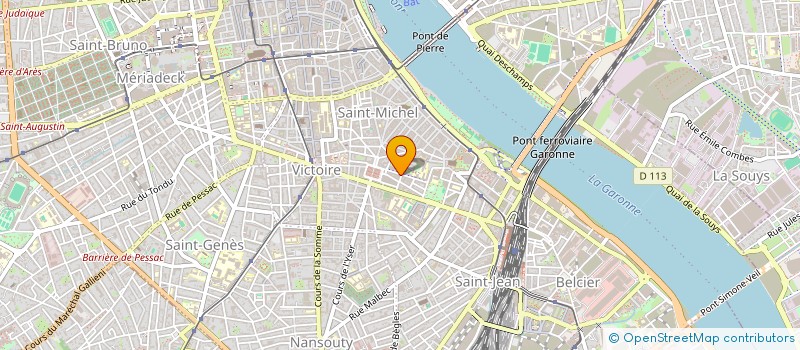 localisation de l'entreprise VENT D'ESPOIR BERTHELON GUINARD à BORDEAUX