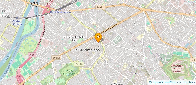 localisation de l'entreprise VENT D EST à RUEIL-MALMAISON