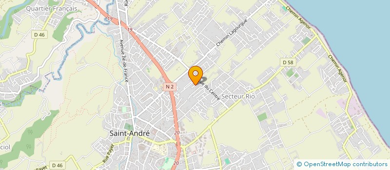 localisation de l'entreprise VENT D'EST à SAINT-ANDRE