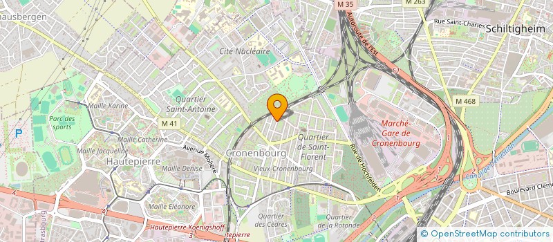localisation de l'entreprise VENT D'EST PRODUCTION à STRASBOURG