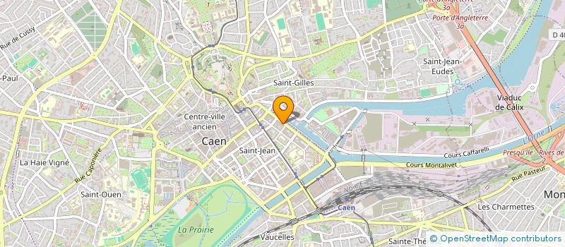 localisation de l'entreprise VENT D'OEUVRES à CAEN