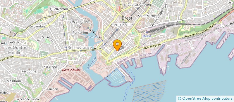 localisation de l'entreprise VENT D'OUEST  BREST