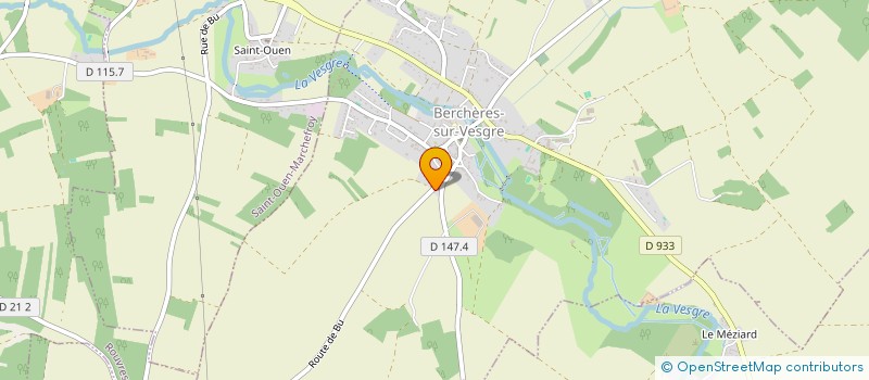 localisation de l'entreprise VENT D'OUEST à BERCHERES-SUR-VESGRE