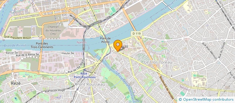 localisation de l'entreprise VENT D'OUEST à NANTES
