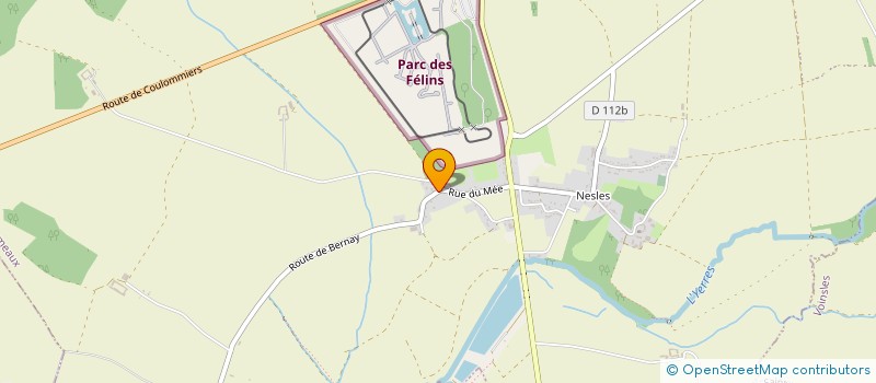 localisation de l'entreprise VENT D'OUEST  LUMIGNY-NESLES-ORMEAUX