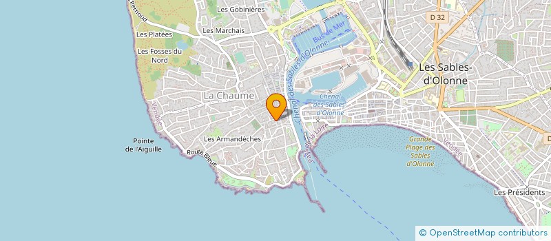 localisation de l'entreprise VENT D'OUEST à LES SABLES D'OLONNE