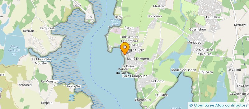 localisation de l'entreprise VENT D'OUEST  BADEN