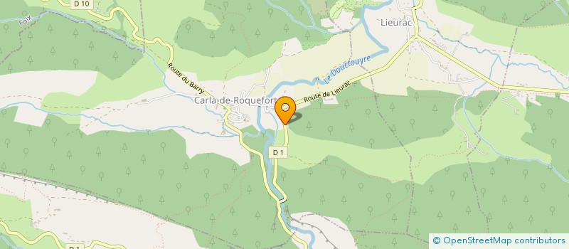 localisation de l'entreprise VENT D'OUEST à CARLA-DE-ROQUEFORT
