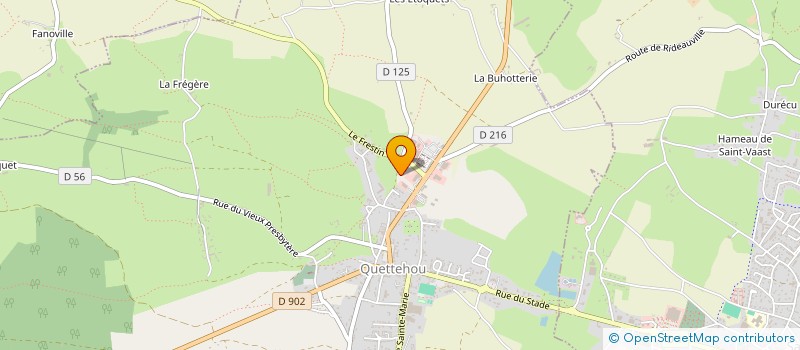 localisation de l'entreprise VENT D'OUEST  QUETTEHOU