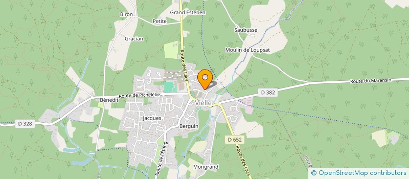 localisation de l'entreprise VENT D'OUEST  CASTETS