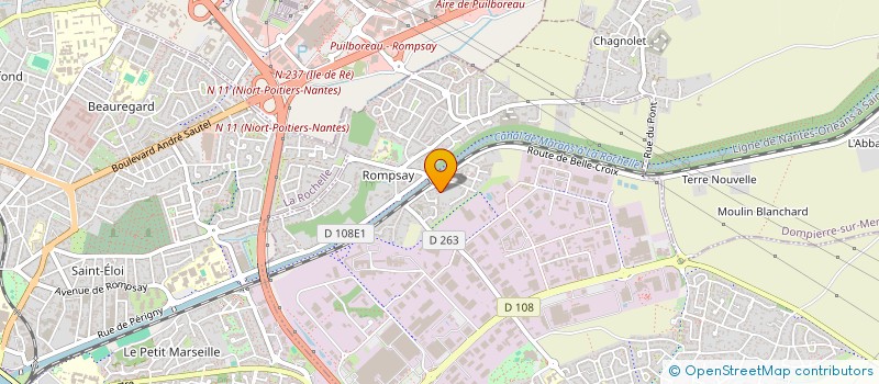 localisation de l'entreprise VENT D'OUEST  PERIGNY