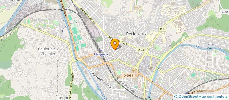 localisation de l'entreprise VENT D OUEST COM à PERIGUEUX