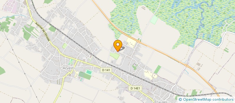 localisation de l'entreprise VENT D'OUEST HUITRES BERTIN FRANCK à ARVERT
