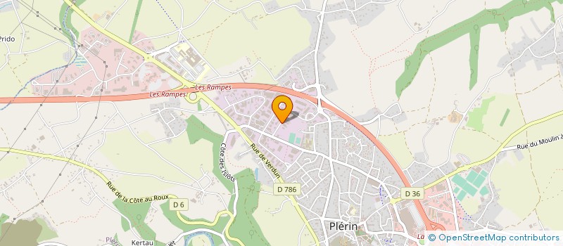 localisation de l'entreprise VENT D'OUEST IMPRESSION  PLERIN