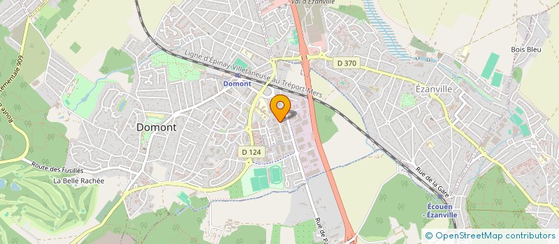 localisation de l'entreprise VENT D'OUEST NETTOYAGE  DOMONT