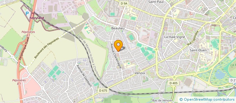 localisation de l'entreprise VENT D'OUEST - POUR LA TRANSITION DES QUARTIERS SUD-OUEST DE CAEN à CAEN