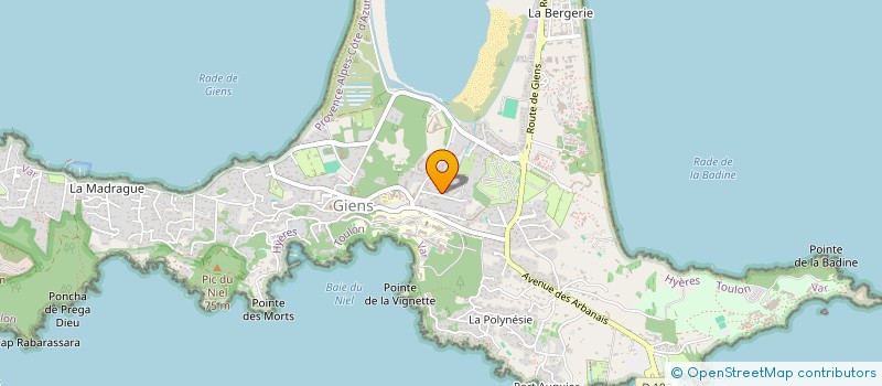 localisation de l'entreprise VENT DE FER  HYERES