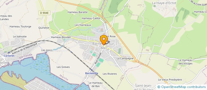 localisation de l'entreprise VENT DE NORDET à BARNEVILLE-CARTERET
