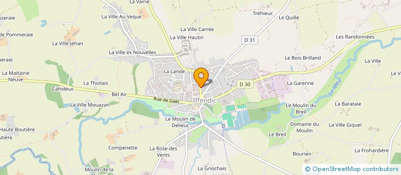 localisation de l'entreprise VENT DE PAQUERETTES  IFFENDIC