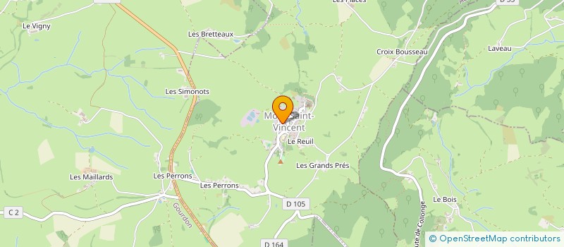 localisation de l'entreprise VENT DE SOTTISE  MONT-SAINT-VINCENT