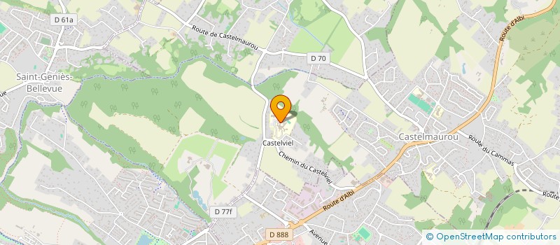 localisation de l'entreprise VENT DE VIE  CASTELMAUROU