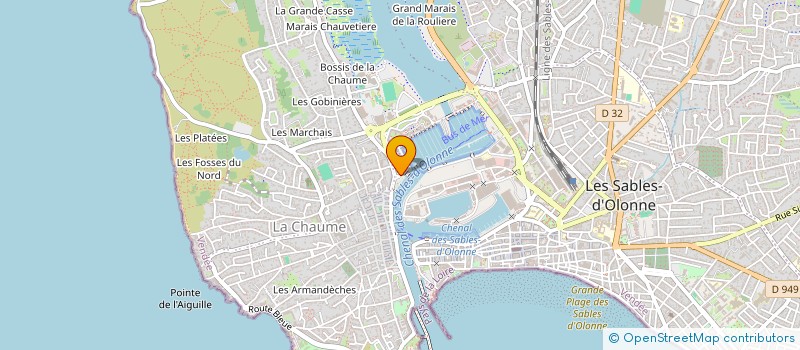 localisation de l'entreprise VENT DES BARGES à LES SABLES D'OLONNE