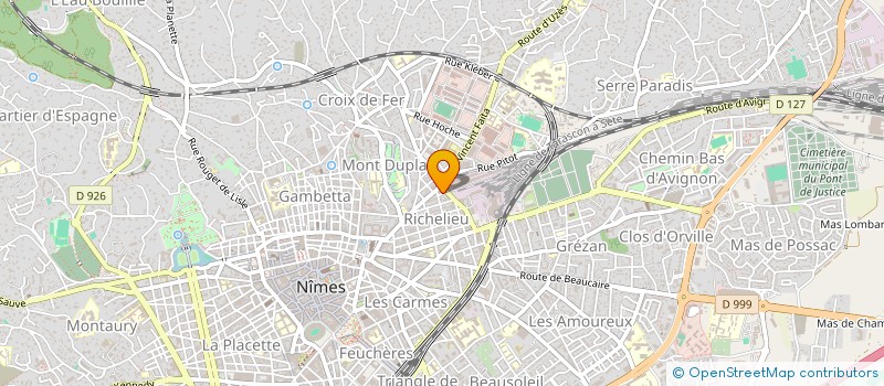 localisation de l'entreprise VENT DES SABLES  NIMES