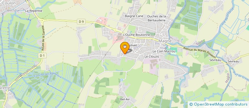 localisation de l'entreprise VENT DU LARGE à MAGNE